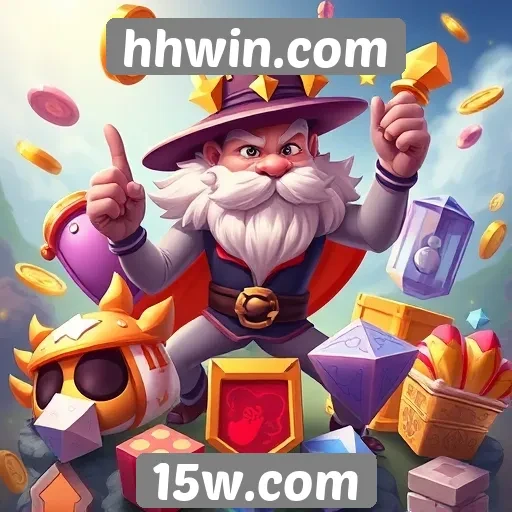 Variedade de jogos disponíveis no hhwin.com